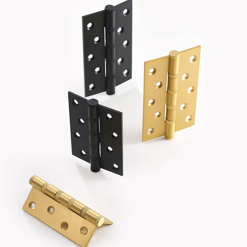 Lightning Knurled Hinges | Ball Bearing Knurled Hinges | Stainless Steel Knurled Hinges | Brass Knurled Hinges - Best For Internal External Doors And Windows
