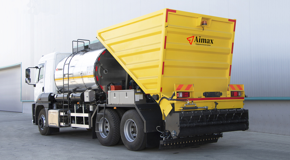 Aggregate Bitumen Chip Spreader Machine