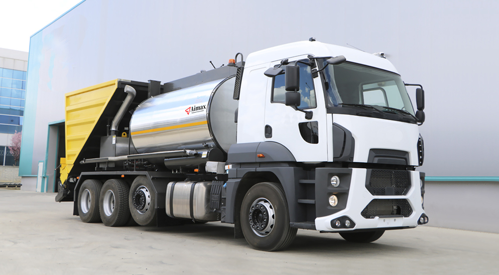 Aggregate Bitumen Chip Spreader Machine