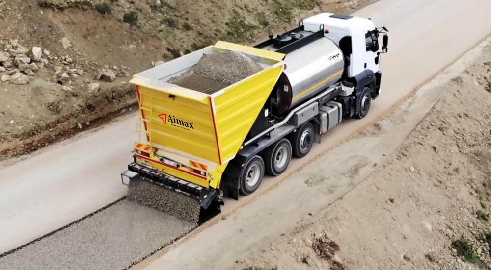 Aggregate Bitumen Chip Spreader Machine