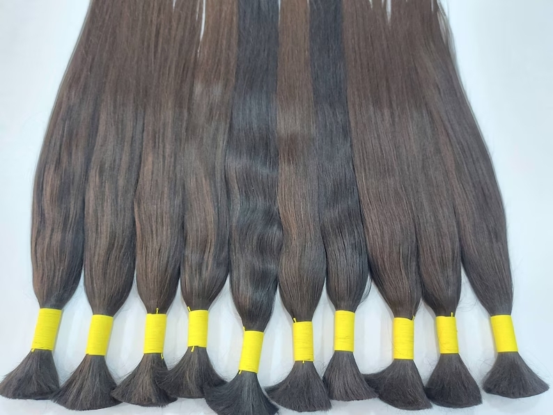 Black Natural Color Indian Premium Remy Hair Bundle For Weft