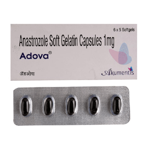 1 Mg Anastrozole Soft Gelatin Capsules - Origin: India