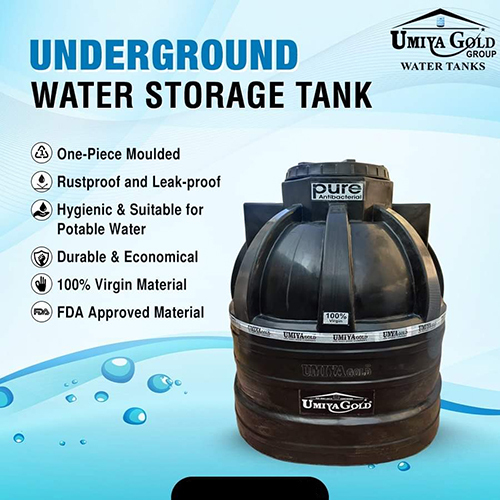 Underground Water Storage Tank - Color: Black