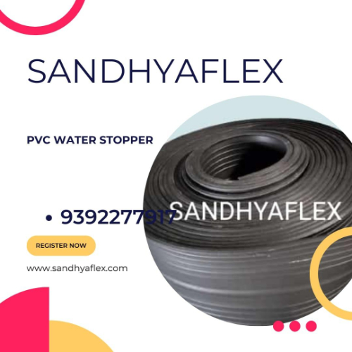 Pvc Water Stopper - Pvc, 25-100mm Diameter, 50m Length, Black Color, 2-5mm Thickness | Waterproofs Construction Joints, Is 10627 Standards