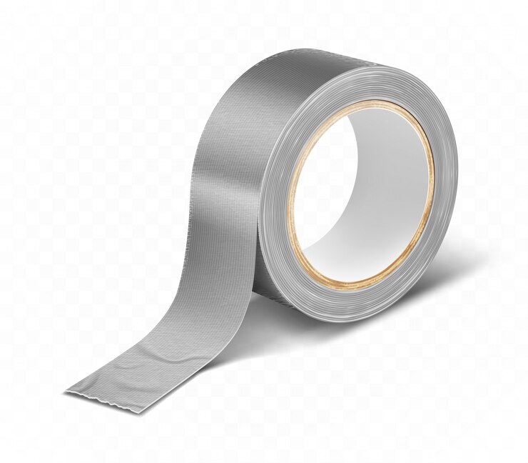 Self Adhesive Duct Tape - Aluminium Foil, Length 3-10 Meter, Color Silver | Single-sided, Solvent Adhesive For Versatile Applications