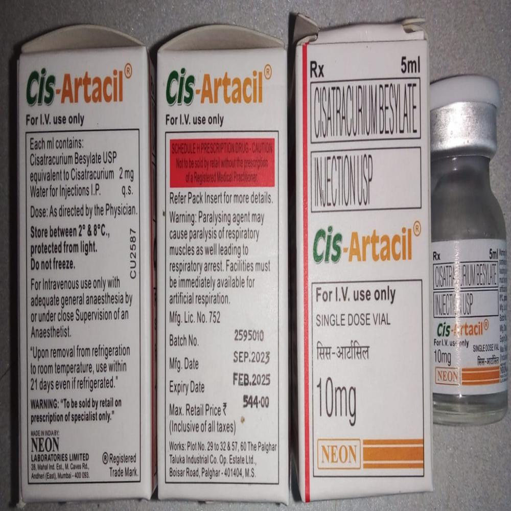 Cisatra 10ml Injection - Physical Form: Liquid
