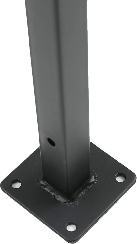 16 Inch, Heavy Duty Black Floating Shelving Bracket Set Of 4 - Finish: Smooth