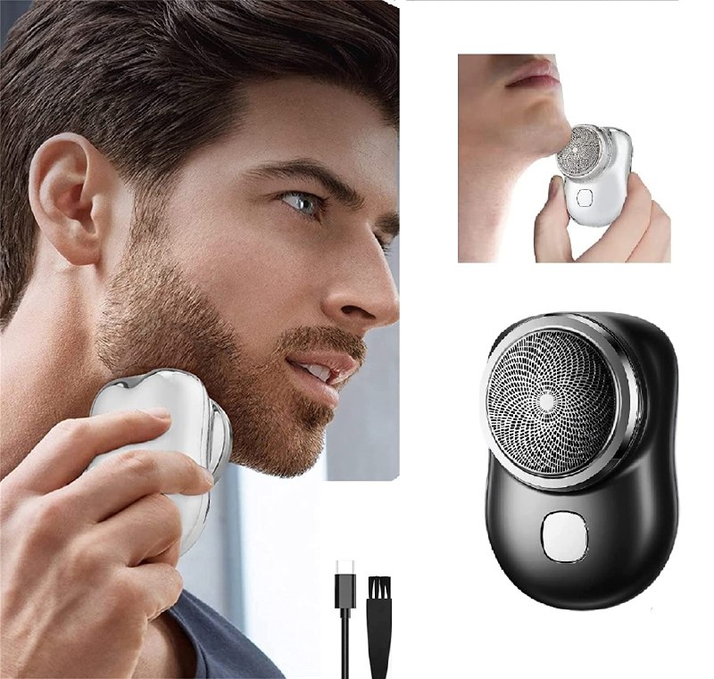 New Pocket Portable Electric Shaver - Color: Black