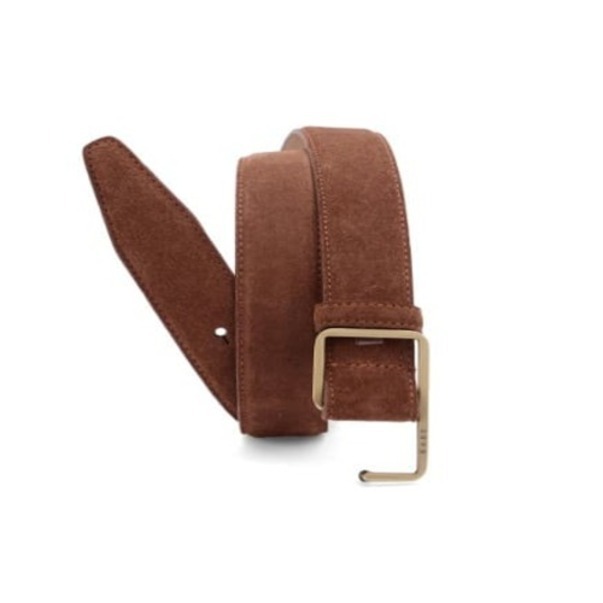 Sleek Belt - Pure Leather, Brown Color | Rust-free Steel Buckle, Modern Style For Men