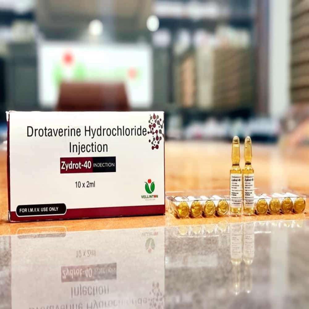 Drotavarin Hcl Injection - 20 Mg/2 Ml , Antispasmodic Relief For Smooth Muscle Spasms In Gastrointestinal, Urinary Tract, And Menstrual Pain