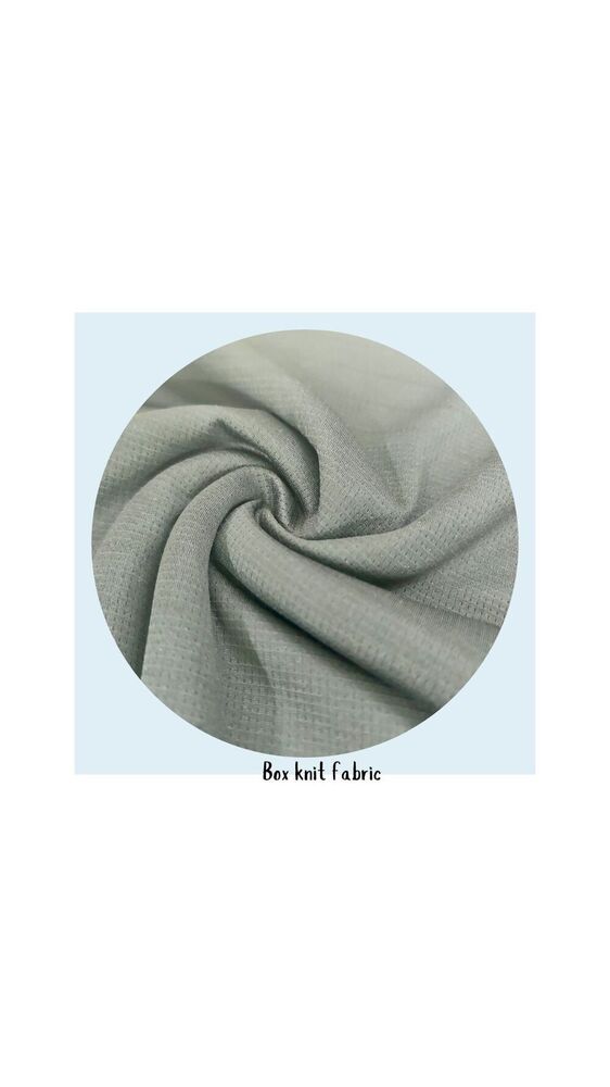 Box Knit Fabric - Attributes: Washable