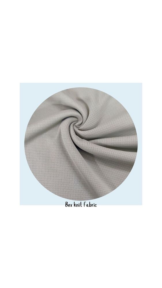 Box Knit Fabric - Attributes: Washable