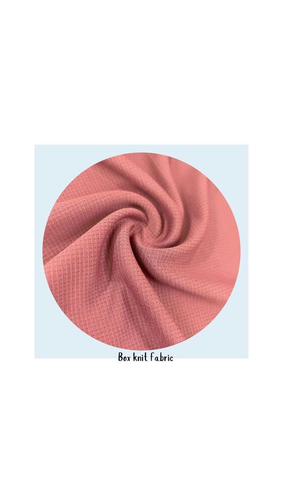 Box Knit Fabric - Attributes: Washable