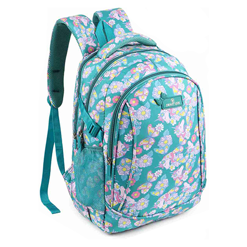 Printed Girls School Bag