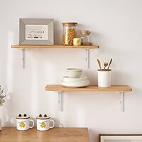 16 Inch, Heavy Duty 90 Degree Floating Wall Shelves Brackets Triangle Shelf Brackets