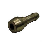 Ms Low Pressure Hose Nipple - Rigid Metal, 25mm Size, Silver Color | Industrial Use, Female Connection, Warranty Included