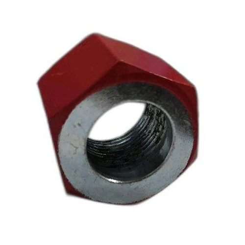 36Mm Ms Hex Nut - Color: Red