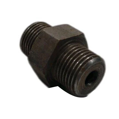 25Mm Ms Hydraulic Hex Nipple - Color: Black