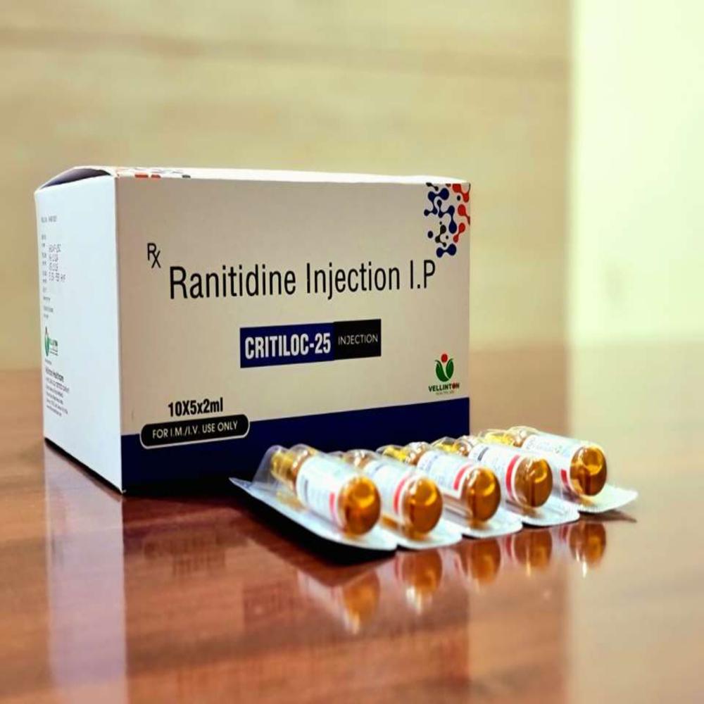 Ranitidine Injection - 50 Mg/5 Ml | Fast-acting Antacid For Relief Of Gastrointestinal Disorders
