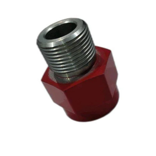 Ms Male Thread Adapter - Color: Red