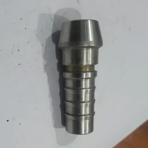 Ss Hose Round Nipple - Metal 30mm | Silver Color, Rigid Hardness, Industrial Use, Includes Warranty For Reliability And Durability