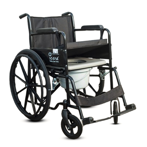 SWC-PC-109 Folding Commode Wheelchair