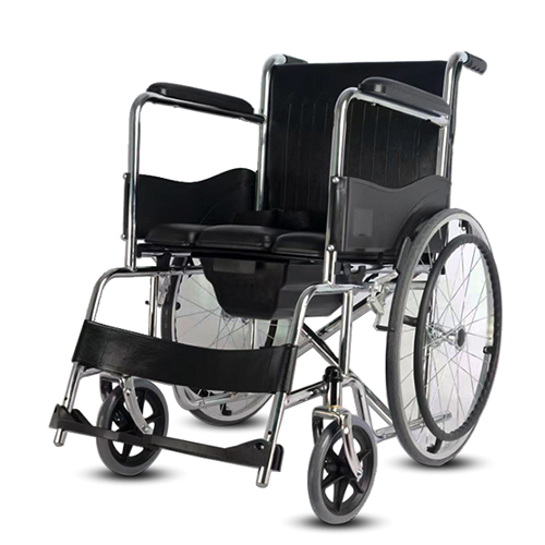 109-U U-Cut Commode Wheelchair