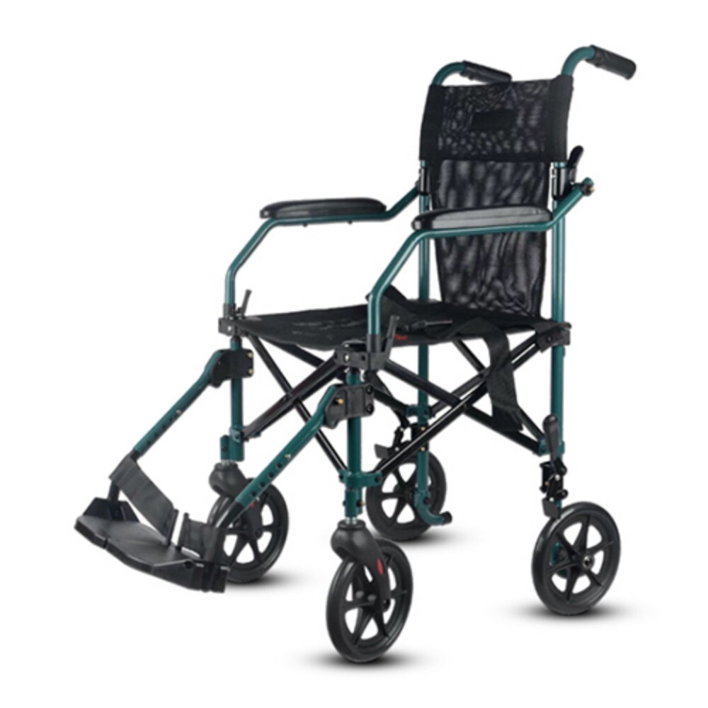 A113-T Compact Travel Wheelchair - Castor Type: Yes