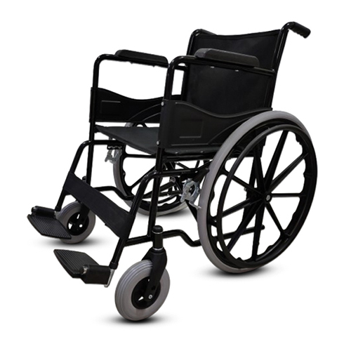 SWC-PC-112-B Plastic Side Guaed Folding Wheelchair