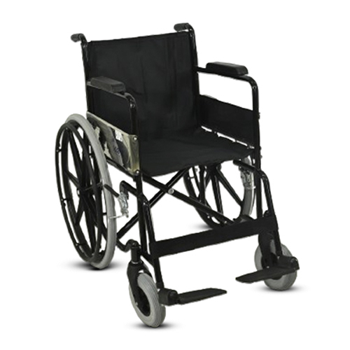 SWC-PC-112-B SS Side Guaed Folding Wheelchair