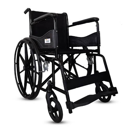 SWS-PC-888 Epoxy Finish Folding Wheelchair