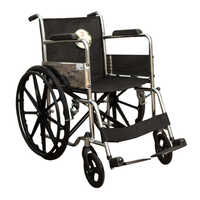 SWC-PC-134 Epoxy Finish Folding Wheelchair