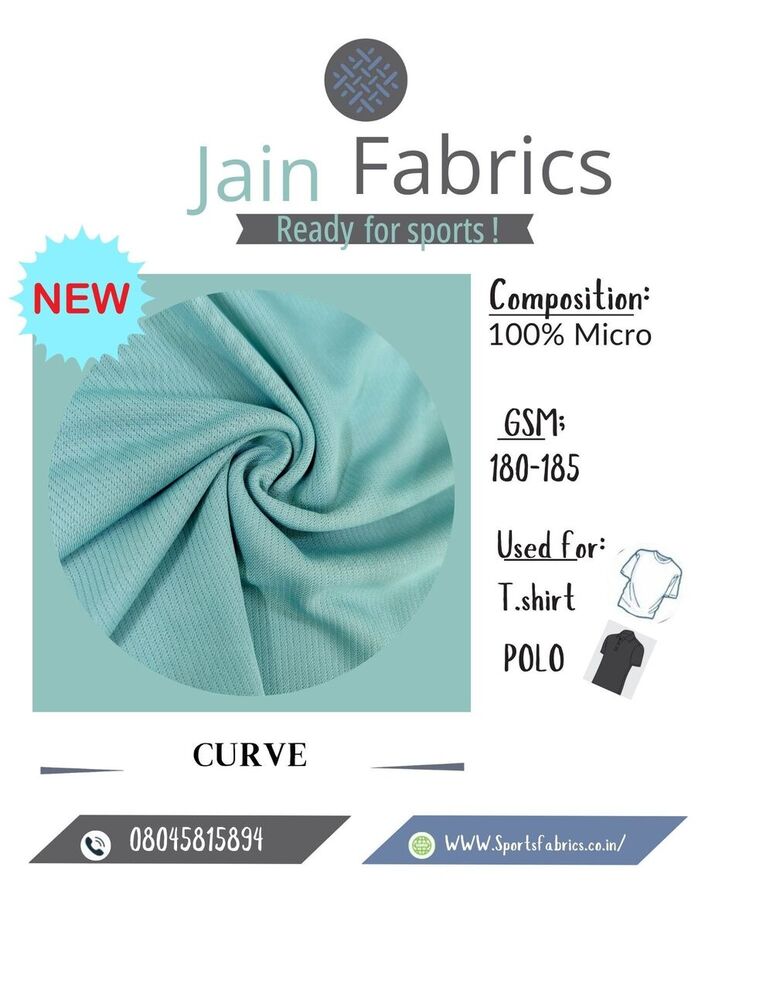 Curve Fabric - Attributes: Washable