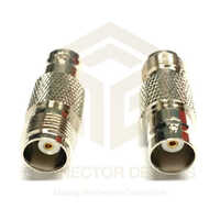 Tnc Female To Bnc Female Adaptor - Brass, Standard Size, Silver Color | Cable Mount, Operating Temp -40 To +85â°c, Polished Finish, Female Connector