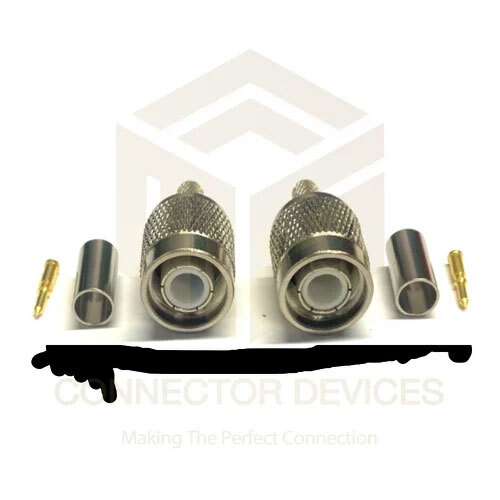 Tnc Male Crimp Connector Rg 58 & Lmr 200 - Application: Industrial