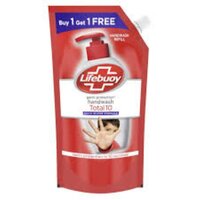 Lifebuoy Handwash 750ml - Pouch Material, 750ml Size, Original Color | Nature Germ Protection, Total 10+ Germ Protection, Total 10 Activ Silver Formula