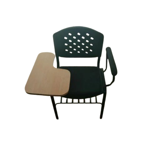 Perforated Writing Pad Chair - Color: Black