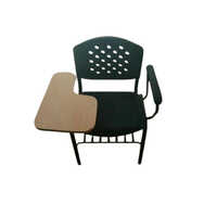 Perforated Writing Pad Chair - Color: Black