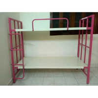 Hostel Bunker Cot Bed - High-quality Mild Steel, Color-coated Finish | Corrosion Resistant, Eco-friendly, 5-year Warranty