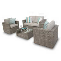 Garden Sofa Set - High-quality Fabric, 24 Inch Height | Modern Indian Style For Cozy Living Room Ambiance