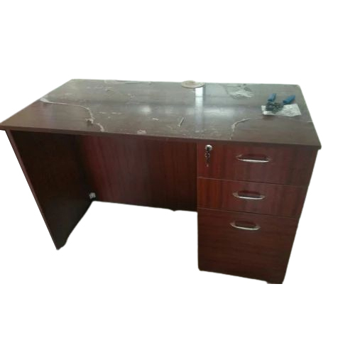 Office Computer Table - Color: Brown