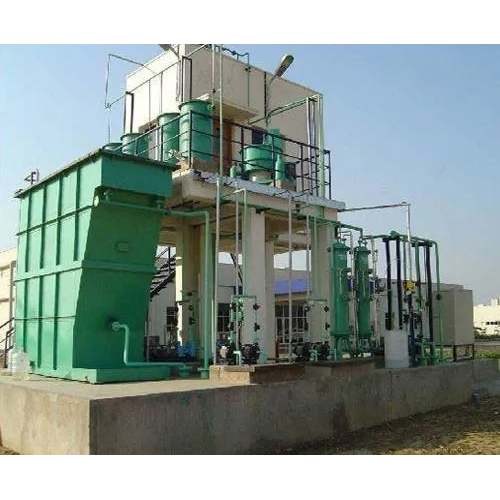 Industrial Sewage Treatment Plant - Color: Green