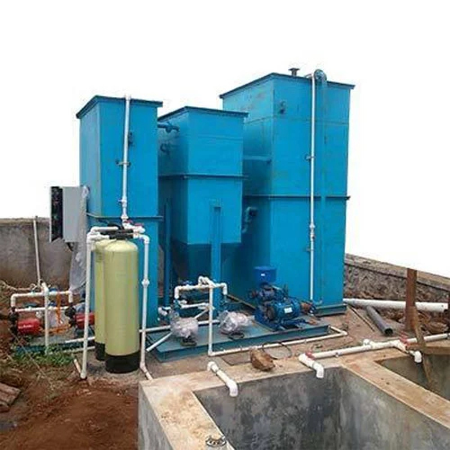 Automatic Sewage Treatment Plant - Color: Blue