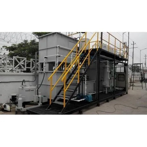 Mild Steel Wastewater Treatment Plant - Color: Green