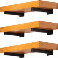 Wall Mounted Metal Brackets For Shelves 6 Pack Heavy Duty Floating Shelf Brackets (8 Inch) - Application: Industrial