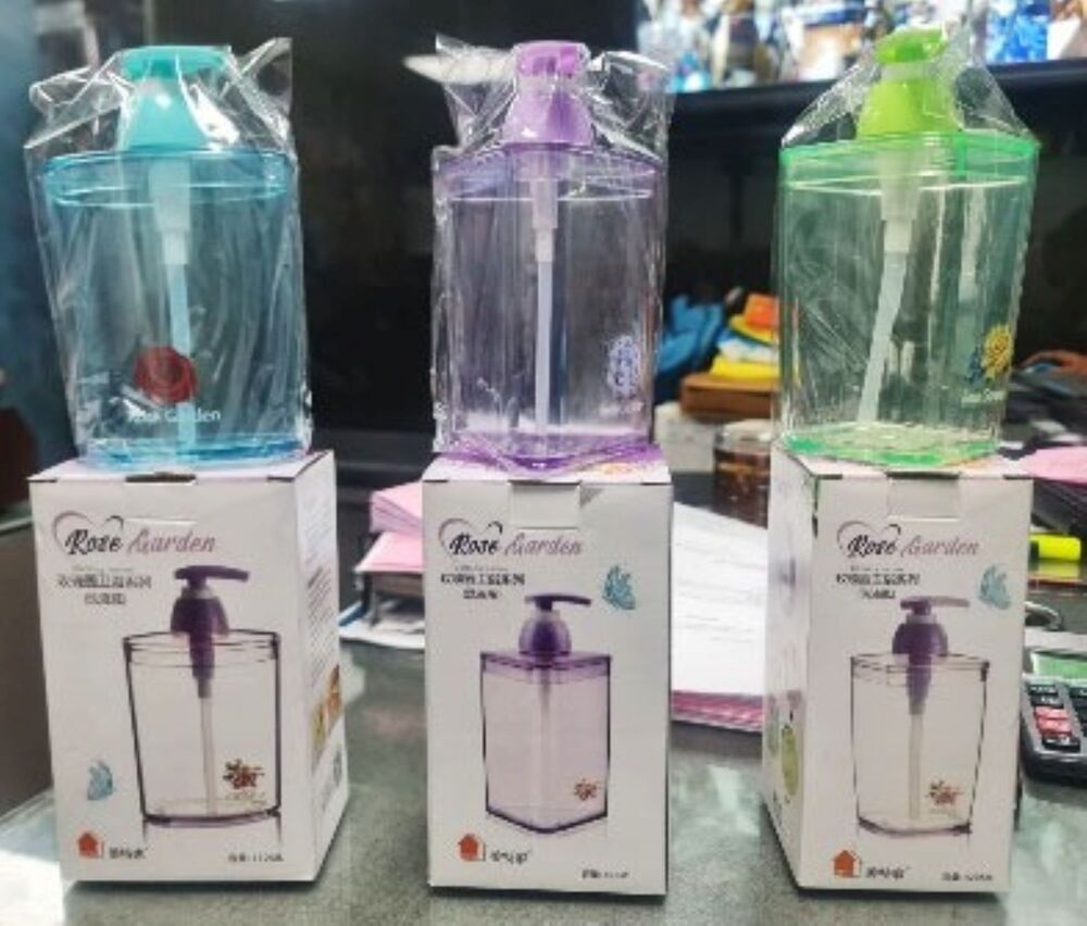 Table Top Soap Dispenser 370ml, 400ml, 420ml - Pump Bottle Material | Easy Dispensing, Reduced Waste, Improved Hygiene With Manual Handle