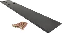 Floating Shelf Bracket, Shelf Bracket Hardware Countertop Support Bracket, Top Mount (10 Inch, 1) - Color: Black
