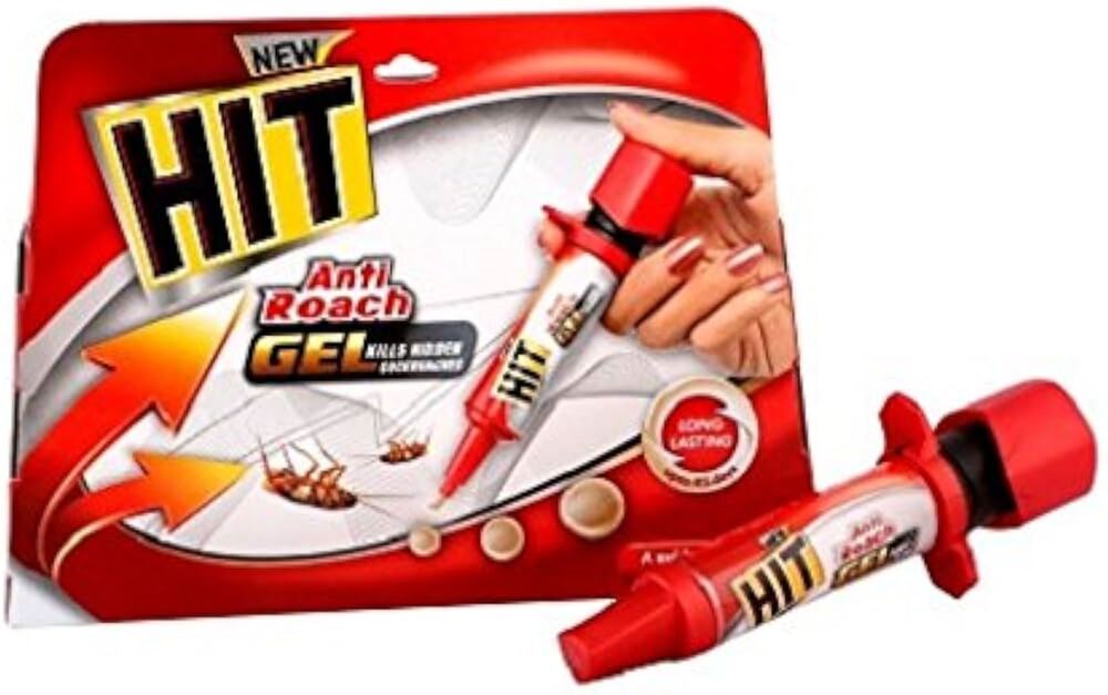 Hit Gel - Cockroach Gel, 20 Gram Size, Red Color | Direct Application For Effective Pest Control