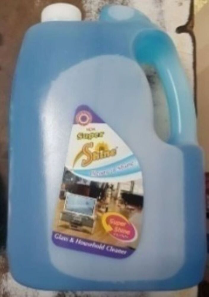 Super Shine Glass Cleaner - 5l Can | Original Color Direct Use On Glass & Surfaces