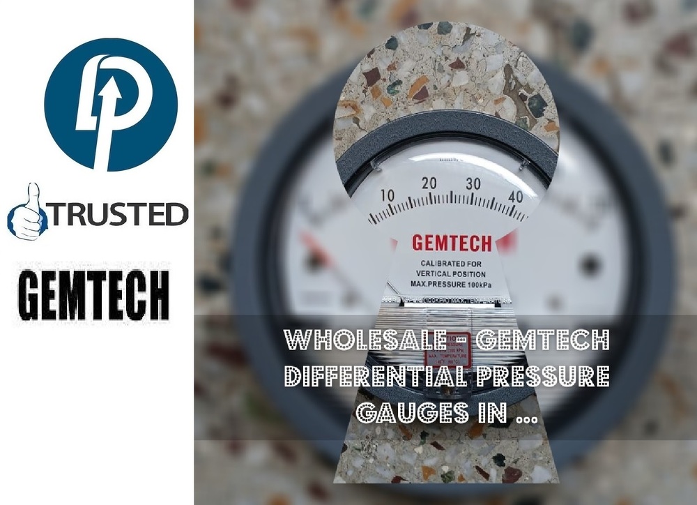 Industry Leaders of GEMTECH Differential Pressure Gauge In Shendra Bidkin Industrial Area Maharashtra